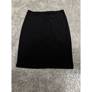 Normakamali Black Straight Line Skirt (A31)